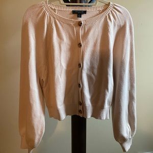 Ann Taylor cropped cardigan.